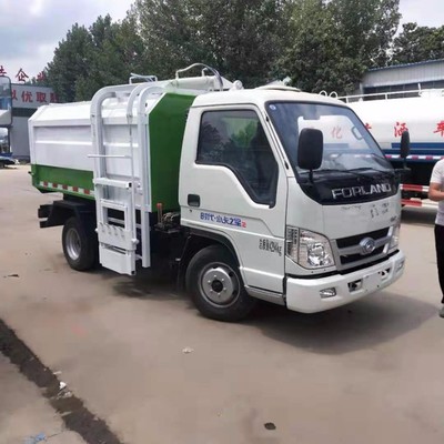 湖北大型掛桶垃圾車(chē) 東風(fēng)5方自卸密封式車(chē)型價(jià)格及物流指南